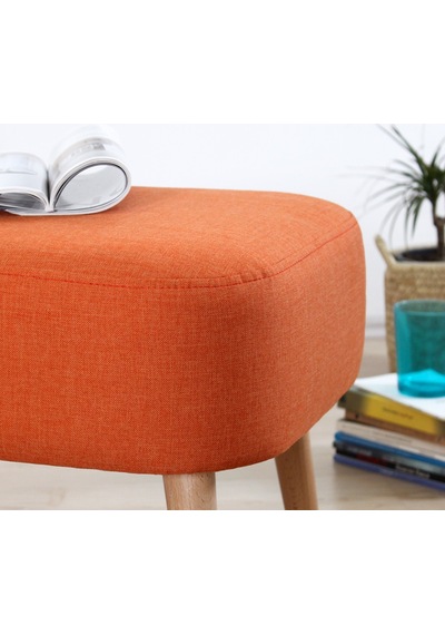 Lorencehome Parrot Puf -Turuncu / Lorence Home