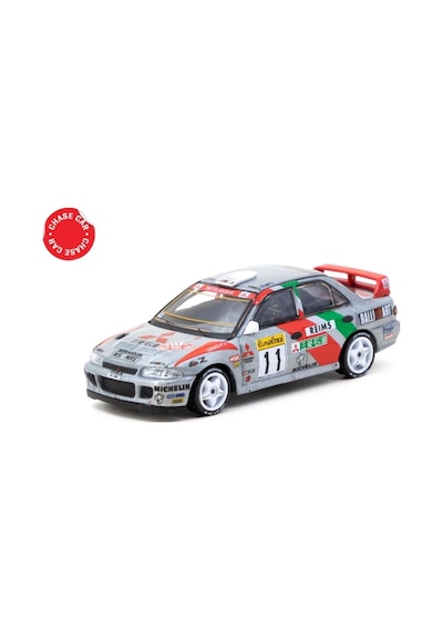 Tarmac Works 1/64 Mitsubishi Lancer Evolution Iı Rallye Monte-carlo 1995 11 Çok Renkli