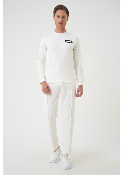 Efor Ts 888 Slim Fit Ekru Spor T-shirt Ekru