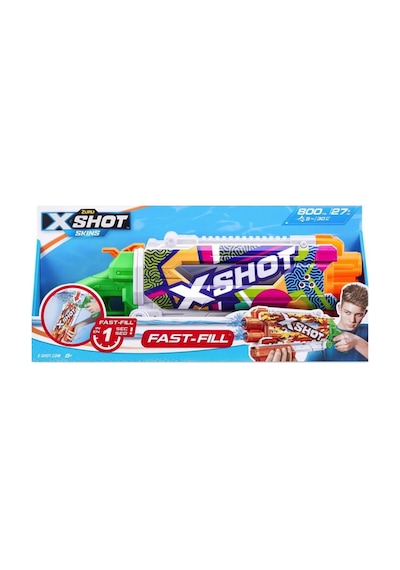 X-shot Su Tabancası - Hızlı Doldurma Fonksiyonlu - 11855 Lisinya