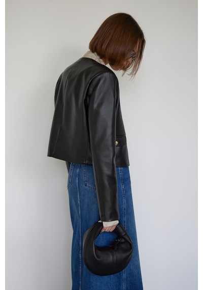 Suud Collection Siyah Mini Bowl Bag