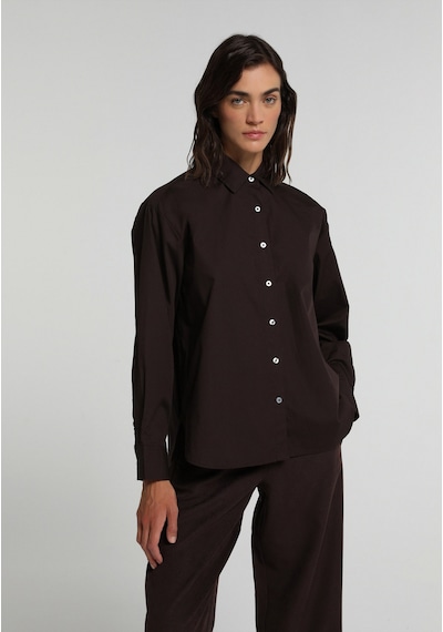 Colin's Colins Boyfriend Fit Shirt Neck Düz Kadın Kahverengi Uzun Kol Gömlek Cl1081481 Q1.v1 Brw Colin's Colins Boyfriend Fit Shirt Neck Düz Kadın Kahverengi Uzun Kol Gömlek Cl1081481 Q1.v1 Brw