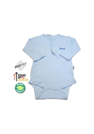 Sema Baby Uzun Kol Kaşkorse Badi (Body) Mavi 18-24 Ay Mavi