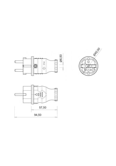 Bemis Yeşil Kauçuk Düz Fiş Bv1-1402-2011