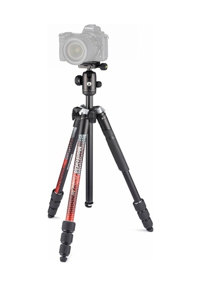 Manfrotto Element Mii Alimünyum Tripod Kırmızı (Mkelmii4Rd-Bh)
