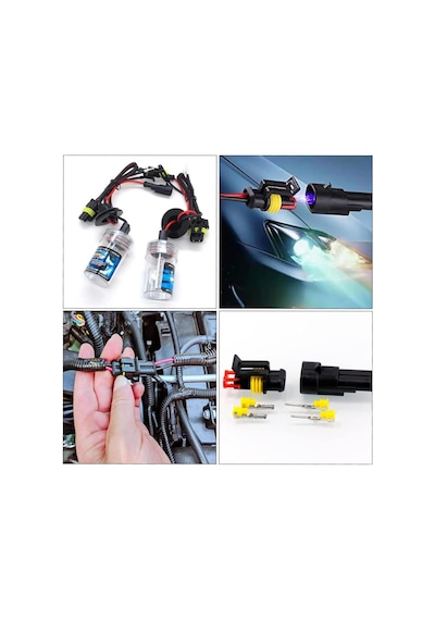 Powermaster Pm-28532 Hıd Jst Konnektör Seti Oto Araç Elektrik Tesisat Kablo Soketleri Su Geçirmez 352 Parça