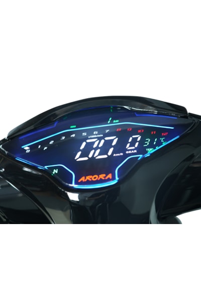 Arora Smart 50 CC Cup Motosiklet Siyah - Yeşil