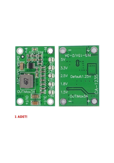 5-16v 3a Voltaj Düşürücü Modül Ca-1235 Dc Dc Çevirici Ayarlanabilir Güç Kaynağı Step Down Power