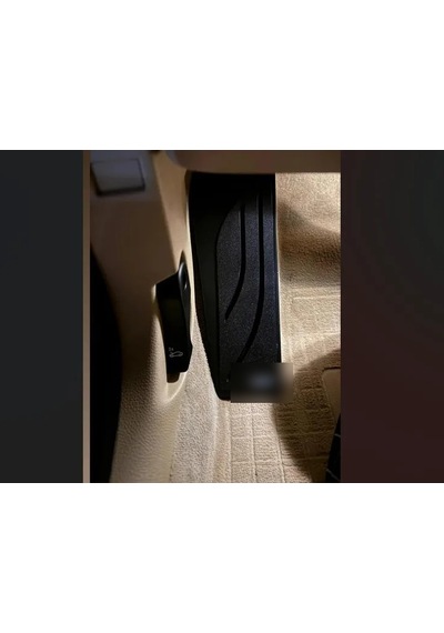 Buradabulabilirsin 3d Baskı Araç İç Ayak Dayama Pedalı Yedek Parça Oto Sol Direksiyon Ayak Dinlendirme Pedalı Siyah Bbz