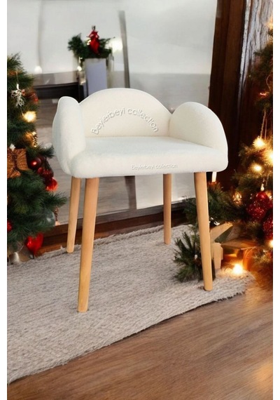Makyaj Pufu, Kırem Renkli, Dekoratif Puf, Yüksek Ayaklı Puf, Mini Berjer Koltuk Pufu Beyazxxx Makyaj Pufu, Kırem Renkli, Dekoratif Puf, Yüksek Ayaklı Puf, Mini Berjer Koltuk Pufu Beyazxxx
