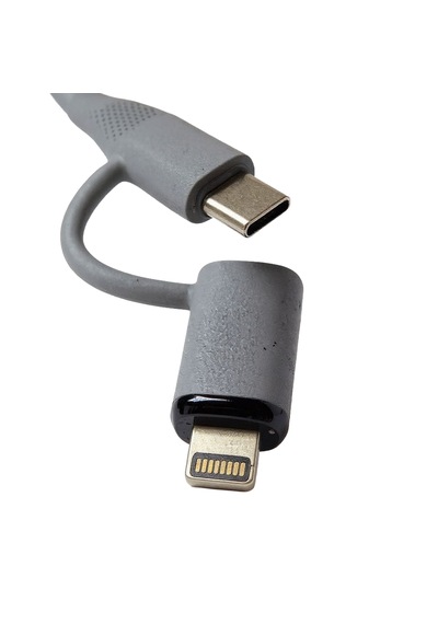 Microcase 2'si 1 Arada Type-c Ve Lightning To 3.5mm Aux Ses Kablosu - Ios Android Uyumlu Oto Ses Aktarım Adaptörü-al5815