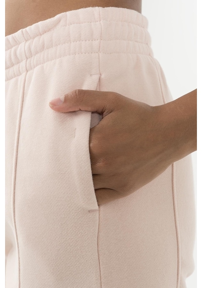 Maraton Sportswear Comfort Kadın Dönüşlü Paça Basic Pudra Eşofman Altı 22974-pudra Pudra