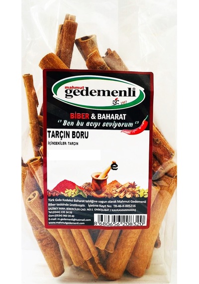 Mahmut Gedemenli Boru Tarçın 500 G