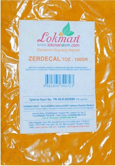 Lokman Zerdeçal Toz 100 G