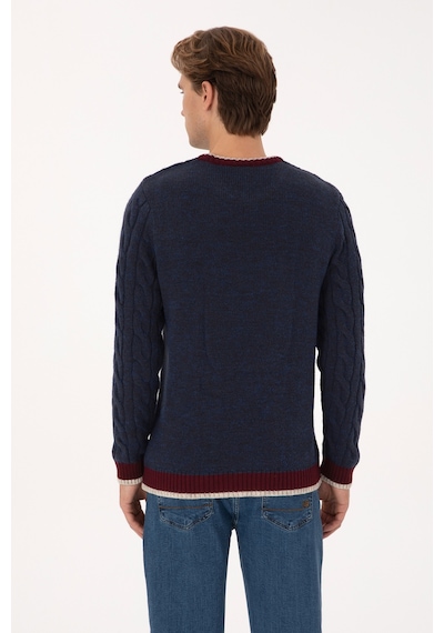 U.s. Polo Assn. Erkek Lacivert Kazak /triko 50315017-vr033 Lacıvert