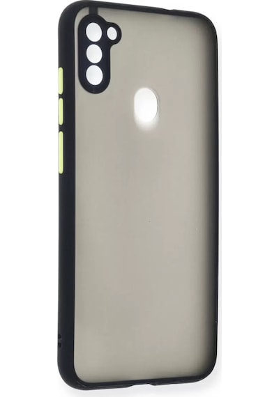 Newface Samsung Galaxy A11 Kılıf Montreal Silikon Kapak - Lacivert
