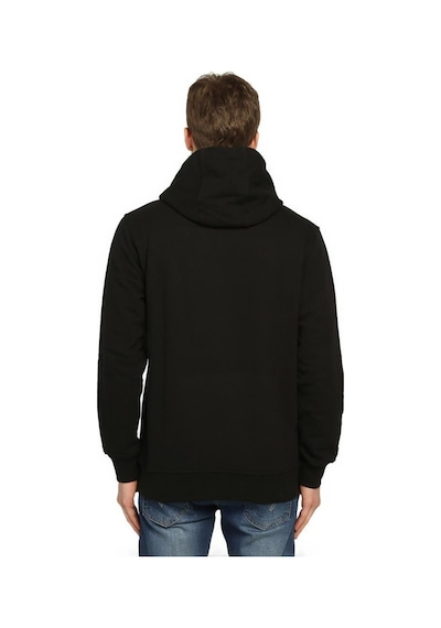 Bant Giyim - St.Pauli Siyah Kapşonlu Erkek Sweatshirt