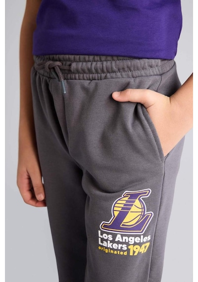 Defacto Nba Los Angeles Lakers Kalın Kumaş Pantolon Erkek Çocuk G7623a826spar148 Antrasit-ar148
