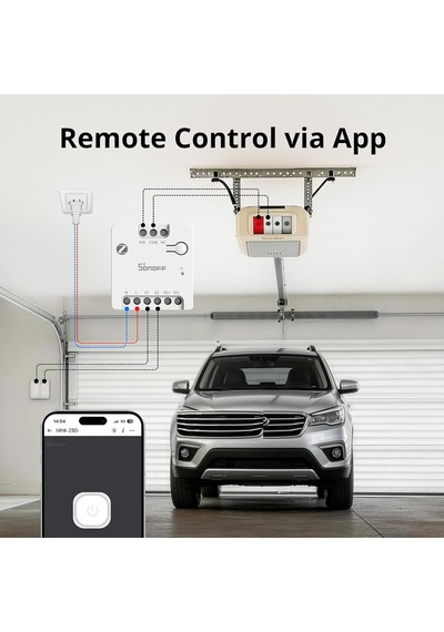 Zigbee Kuru Kontak Akıllı Röle Mini-zbd