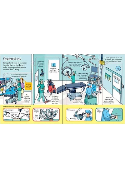 The Usborne Look Inside A Hospital 5+ Yaş