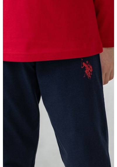 U.S. Polo Assn. Erkek Çocuk Pijama Takımı Baskılı Kırmızı Uzun Kol Pijama Takımı Us2635-c-v1 Us2635-c-v1 U.S. Polo Assn. Erkek Çocuk Pijama Takımı Baskılı Kırmızı Uzun Kol Pijama Takımı Us2635-c-v1 Us2635-c-v1