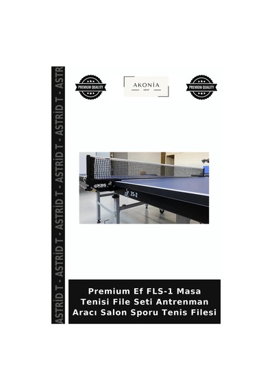 Premium Ef Fls-1 Masa Tenisi File Seti Antrenman Aracı Salon Sporu Tenis Filesi Belirtilmemiş