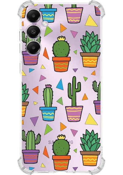 Galaxy A05s Uyumlu Water Color 4 Baskılı Şeffaf Köşe Korumalı Antişok Kılıf