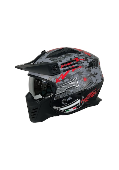 Sway X2 Tokyo Trooper Modüler Full Face Çene Açılır Motosiklet Kaskı L Beden Siyah Kırmızı Siyah - Kırmızı Sway X2 Tokyo Trooper Modüler Full Face Çene Açılır Motosiklet Kaskı L Beden Siyah Kırmızı Siyah - Kırmızı