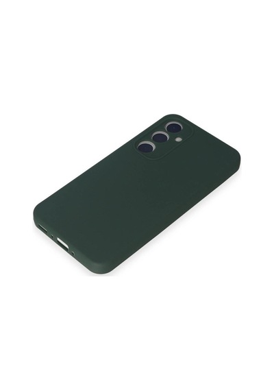 Samsung Galaxy A35 5g Kılıf First Silikon - Koyu Yeşil Çok Renkli