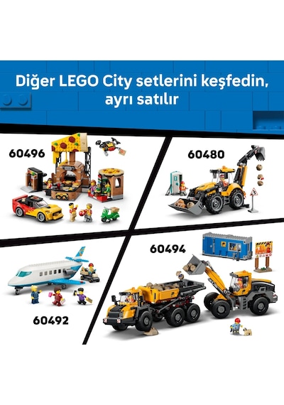 LEGO® City Otomatik Araç Yıkama 60497 - 6 Yaş ve Üzeri Çocuklar için 4 Minifigür İçeren Yaratıcı Oyuncak Yapım Seti (583 Parça)