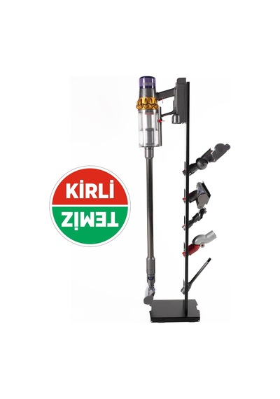 Thorqtech Dyson Uyumlu Dikey Süpürge Standı 3 Farklı Renk V15 - V12 - V11 - V10 - V8 Modellere Uyumlu Antrasit Genel