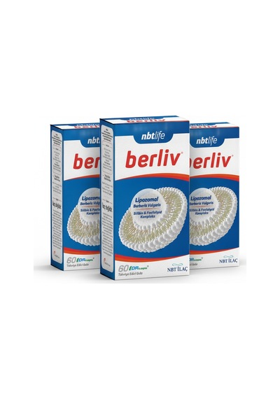 Nbt Life Berliv Lipozomal Berberin 60 Kapsül 3 Lü Set