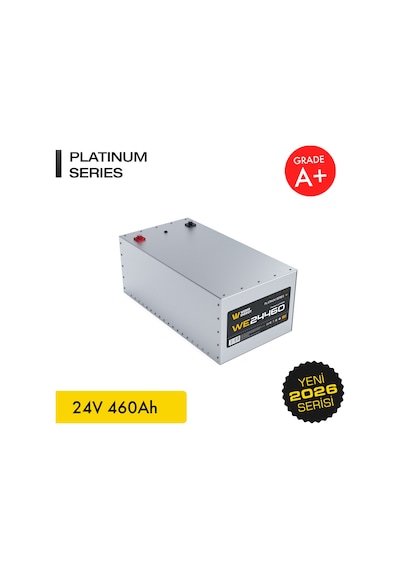 Werer Energy 24V 460Ah LiFePO4 Platinum Series Bluetooth'lu Lityum Demir Fosfat Akü