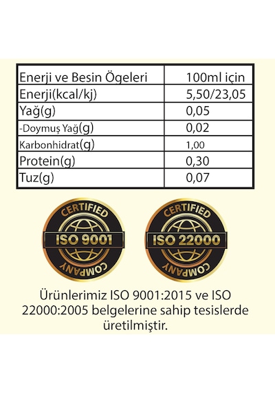 Hanzade Bitkisel Zencefilli Alıç Sirkesi 500 ML