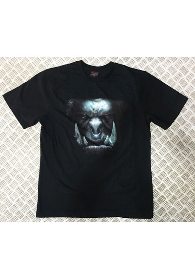 Stoned&Fame Warcraft Baskılı T-shirt SIYAH