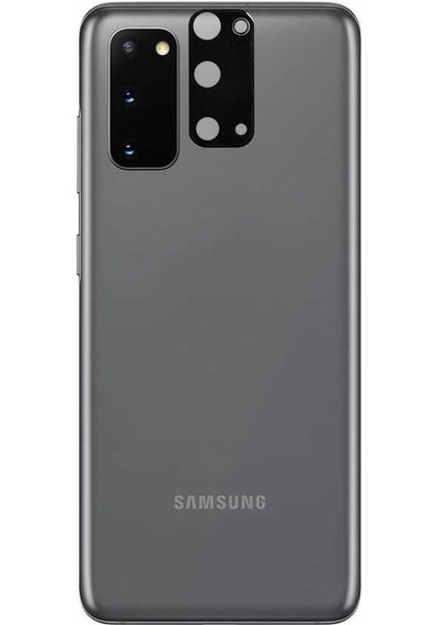 Kilifone - Samsung Galaxy S20 Uyumlu - Kamera Lens Koruyucu 3d Kamera Camı - Şeffaf
