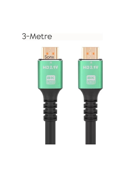 Hdmı 2.1 Kablo - 8k Ultra Hd Görüntü Ve Ses Aktarımı 8k 60hz 4k 120hz