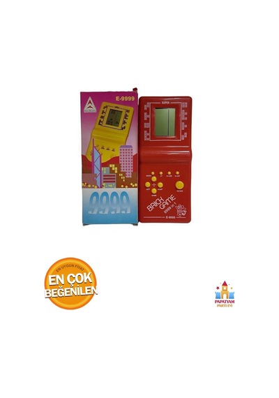Nostaljik Tetris Gemboy Oyuncak - Eğlenceli Kırmızı Tasarım