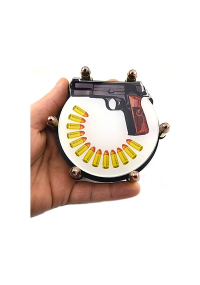 Bardak Altlığı Seti 4 lü - 14 Lü Tabanca Çok Renkli