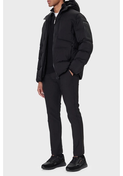 Boss Erkek Parka 50543963 001 Siyah Siyah