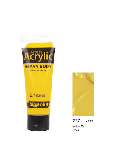 Bigpoint Akrilik Boya 75 ml Yellow Mid 227