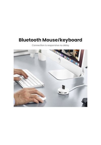 Ugreen Mini USB Dongle Bluetooth 5.0 Adaptör Siyah
