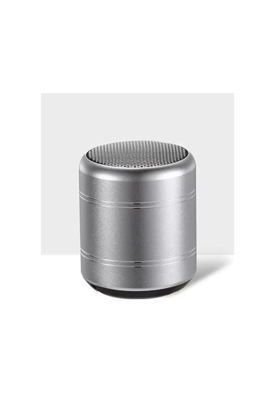 Mini Alüminyum Tws Kablosuz Bluetooth Hoparlör Yuvarlak Metal Tasarım, Yüksek Bas Ve Taşınabilir Özellikler
