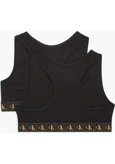 Calvin Klein 2pk Bralette Kadın Siyah Bralet