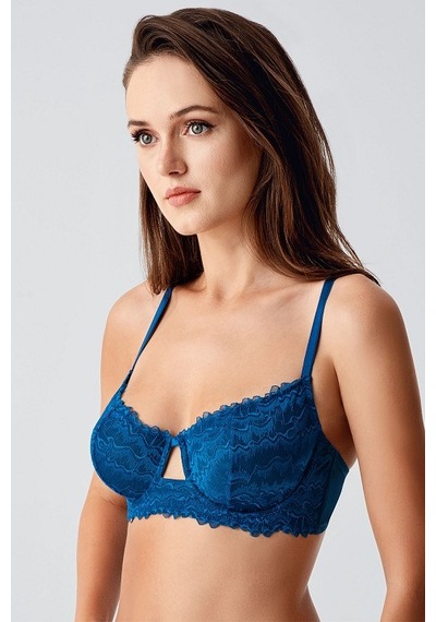 New Bra 33/34-8380 Telsiz Desteksiz Sütyen Petrol