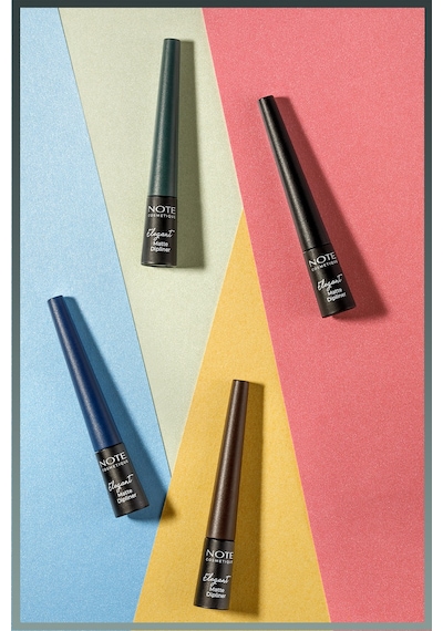 Note Cosmetique Elegant Matte Dipliner Waterproof Suya Dayanıklı - 04 Ocean Green - Yeşil