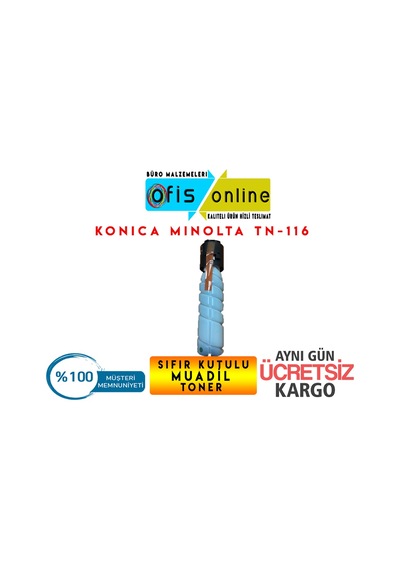 Ofisonline Konica Minolta Tn-116 - (Tn-118) Uyumlu Toner Bizhub 164-165-185-