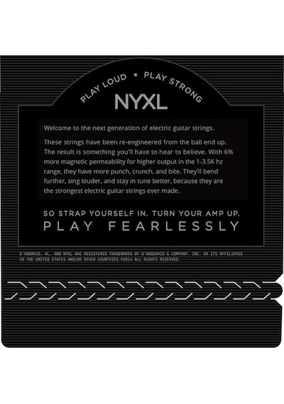 D'Addario NYXL1149 Nickel Wound Electric Guitar Strings, Medium, D'Addario NYXL1149 Nickel Wound Electric Guitar Strings, Medium,