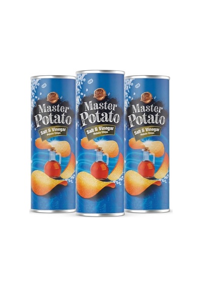 Master Potato Tuz Ve Sirke Soslu Cips 160 Gr 3 Adet