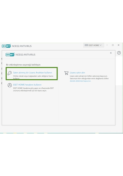 Eset Nod32 Antivirüs / Internet Security / 2022